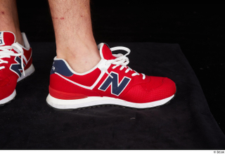 Louis foot red sneakers shoes sports 0009.jpg